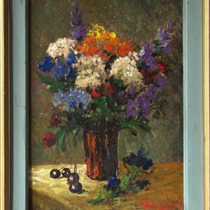 Still Life with Summer Blossoms – by Vilmos Podolyák
